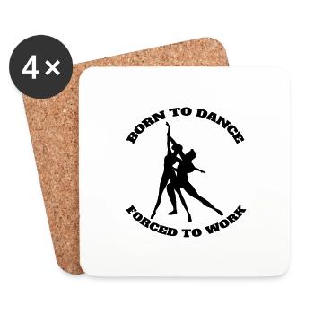 Ballett Geschenk Tanz Tänzerin Ballerina Tanzkurs - Untersetzer (4er-Set) - Weiß - Vorne