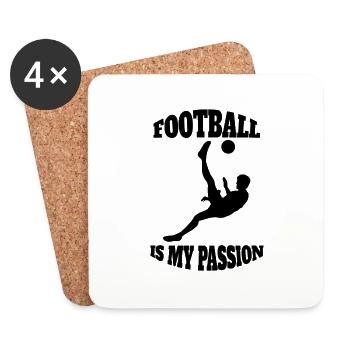 Soccer Player Soccer Design Soccer Team - Coasters (set of 4) - white - Front