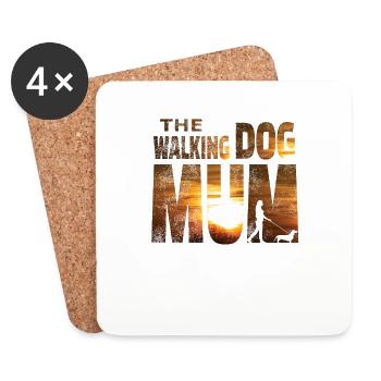 Dog Dachshund Dog Owner Gechenkidee - Coasters (set of 4) - white - Front