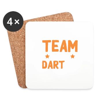 dart team - Untersetzer (4er-Set) - Weiß - Vorne
