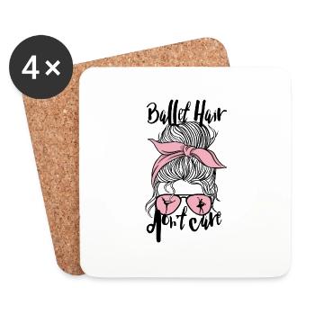 Balletttänzer | Ballettlehrer | Ballerina - Untersetzer (4er-Set) - Weiß - Vorne