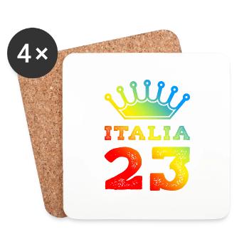 Italia 23 Jersey 2023 - Coasters (set of 4) - white - Front