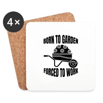 Gardener hobby gardener garden gift orchard - Coasters (set of 4) - white - Front