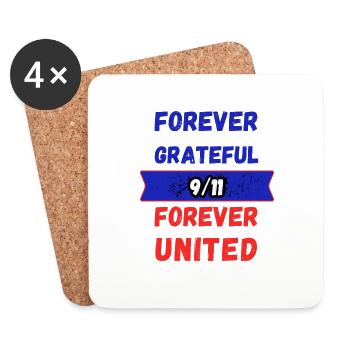 Forefer Grateful - Coasters (set of 4) - white - Front