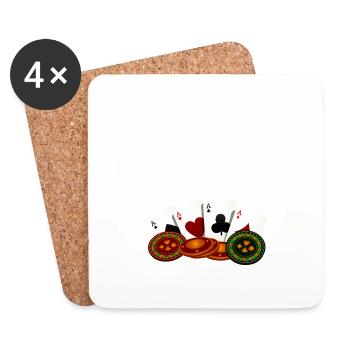 Bluff Daddy 4 - Coasters (set of 4) - white - Front