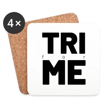 TRI pour moi - Dessous de verre (lot de 4) - blanc - Devant