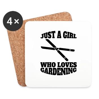 Home Gardener Gardener Orchard Garden Gift - Coasters (set of 4) - white - Front