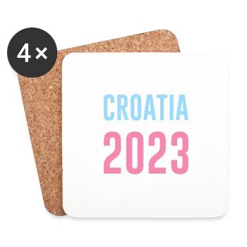 Croatia 2023 - Coasters (set of 4) - white - Front