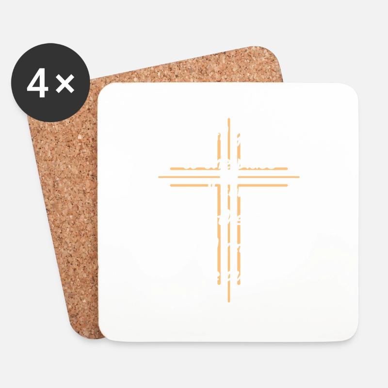 All come to one place from dust to dust - Bible - Untersetzer (4er-Set) - Weiß