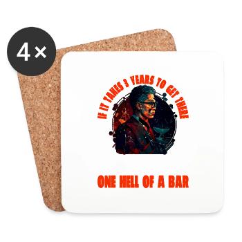 If It Takes 3 Years To Get There 17 - Coasters (set of 4) - white - Front