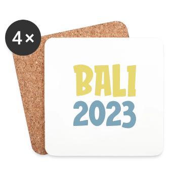 Bali 2023 - Untersetzer (4er-Set) - Weiß - Vorne