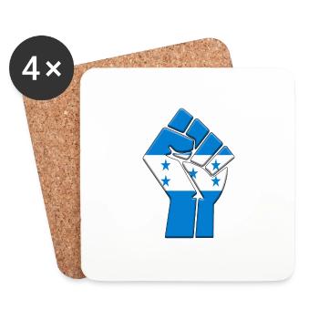 Honduras Flag Honduran Country Pride Native - Coasters (set of 4) - white - Front