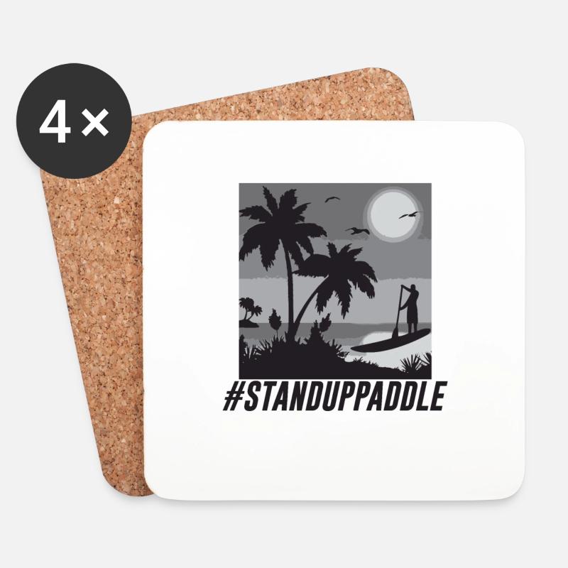 SUP - Untersetzer (4er-Set) - Weiß