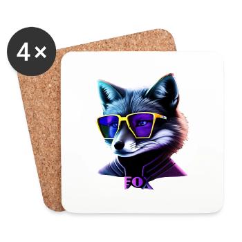 cool Rév - Dessous de verre (lot de 4) - blanc - Devant
