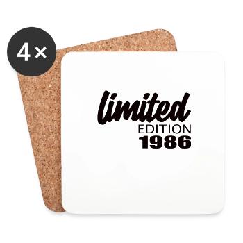 Limited Edition 1986 - Untersetzer (4er-Set) - Weiß - Vorne