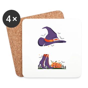 Je suis la soeur sorcière - Dessous de verre (lot de 4) - blanc - Devant