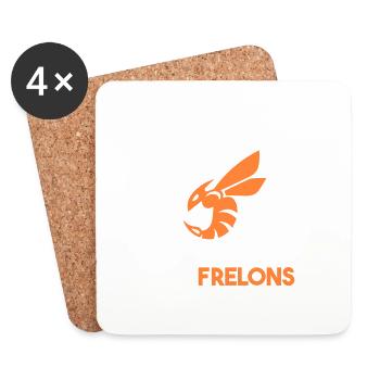 Chasseur De Frelons Insecte J'peux Pas Humour - Dessous de verre (lot de 4) - blanc - Devant
