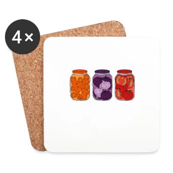 I'm Kind Of A Big Dill Emma - Coasters (set of 4) - white - Front