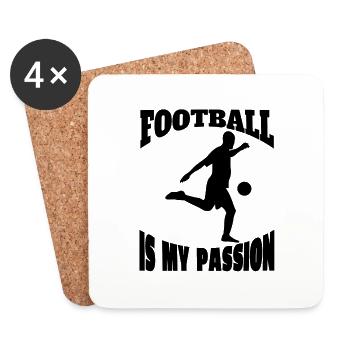 Soccer Player Soccer Team Soccer Design - Coasters (set of 4) - white - Front