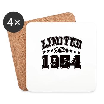 Édition limitée 1954 - Dessous de verre (lot de 4) - blanc - Devant