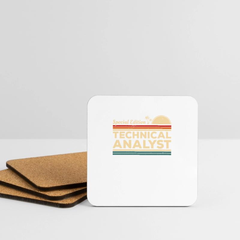 This Technical Analyst Needs Wine Coasters (set of 4)
