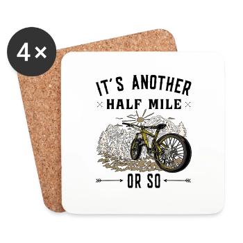 It another half mile or so - MTB Mountainbike - Coasters (set of 4) - white - Front