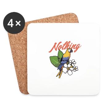I Don't Always Scream For Nothing Parrot Owner Bir - Coasters (set of 4) - white - Front