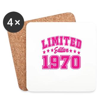 Édition limitée 1970 - Dessous de verre (lot de 4) - blanc - Devant