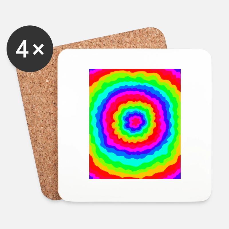 Flower power - Coasters (set of 4) - white