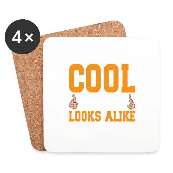This Is What A Cool Actor Looks Alike 3 - Coasters (set of 4) - white - Front