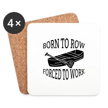 Rowing Rowing Team Rowing Rowing Club Rowing - Coasters (set of 4) - white - Front