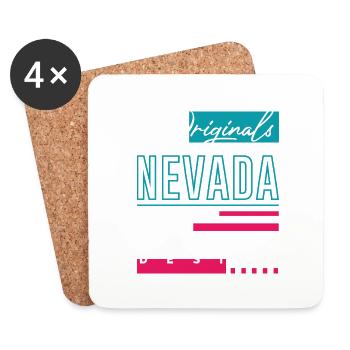 Nevada - Untersetzer (4er-Set) - Weiß - Vorne