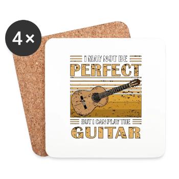 GITARRE BUT I CAN PLAY THE GUITAR - Coasters (set of 4) - white - Front