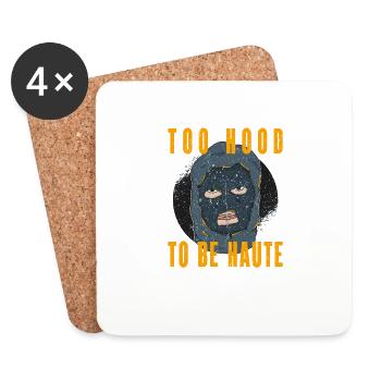 Too Hood to be Haute Design Urbain - Cadeau Parfait - Dessous de verre (lot de 4) - blanc - Devant