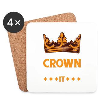 Adjust Your Crown And Handle It 14 - Untersetzer (4er-Set) - Weiß - Vorne