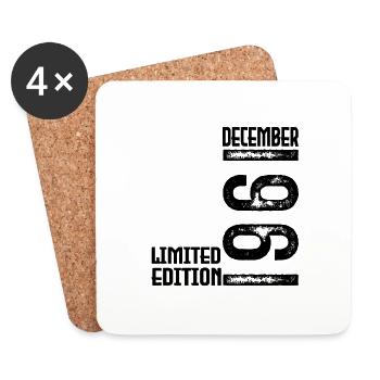 Birthday Gift December 1961. December 1961. - Coasters (set of 4) - white - Front