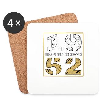 THE BEST FOREVER 1952 - Coasters (set of 4) - white - Front