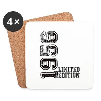 Edition limitée 1956 - Dessous de verre (lot de 4) - blanc - Devant