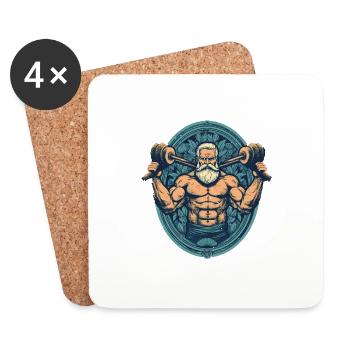 Train Insane Or Remain The Same 25 - Coasters (set of 4) - white - Front