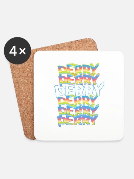 Perry - Untersetzer (4er-Set) - Weiß