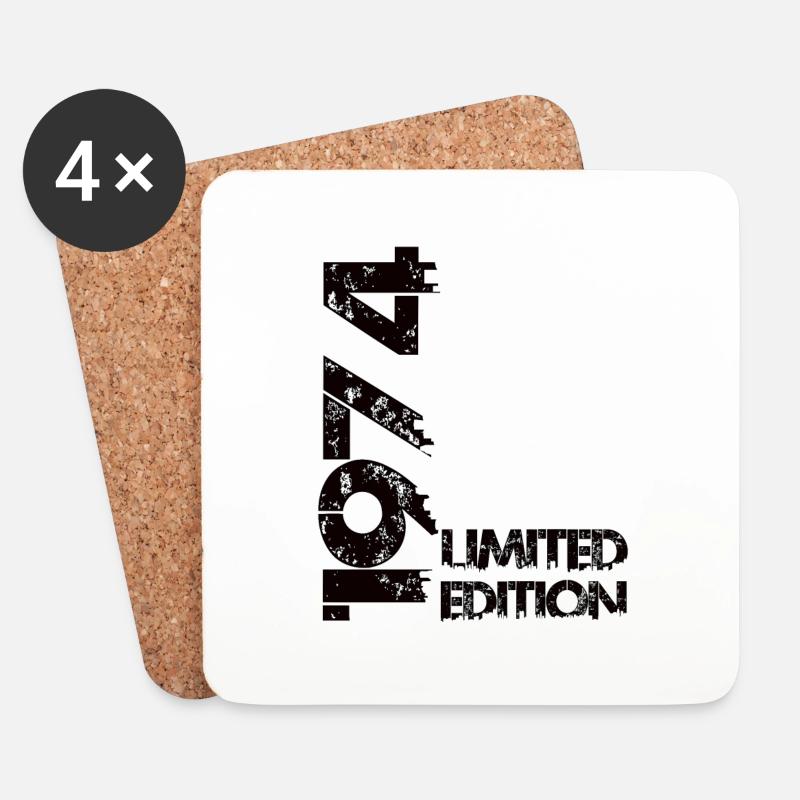 Limited Edition 1974 - Untersetzer (4er-Set) - Weiß