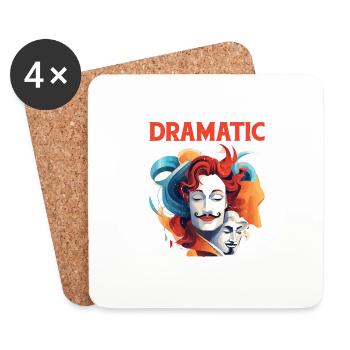 I'm Not Dramatic, I'm Theatrical 37 - Untersetzer (4er-Set) - Weiß - Vorne