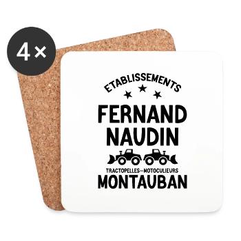 Tontons Flingueurs, Film Culte, Film Comique - Dessous de verre (lot de 4) - blanc - Devant