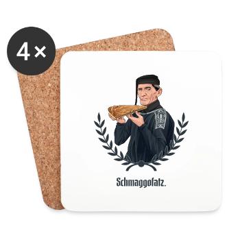 Rieser Grantler // Illustration - Untersetzer (4er-Set) - Weiß - Vorne