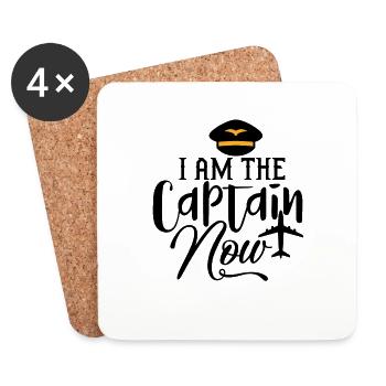 Airplane Bus Driver - Airplane Pilot Travel Travel - Coasters (set of 4) - white - Front