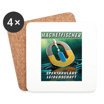 MAGNET FISCHER SPECTACULAR PASSION - Coasters (set of 4) - white - Front