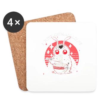 Really Love Ramen - Coasters (set of 4) - white - Front