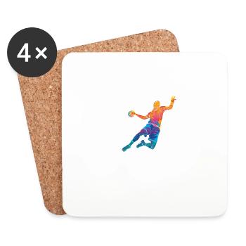 Bloody Handball Dance - Coasters (set of 4) - white - Front