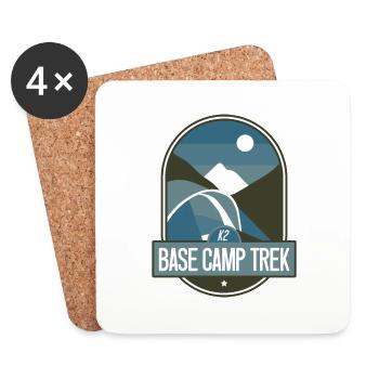 K2 Base Camp Trek - Coasters (set of 4) - white - Front