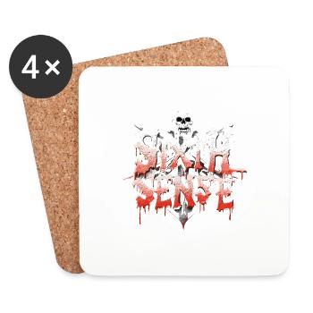 NUMBER DAY - Coasters (set of 4) - white - Front